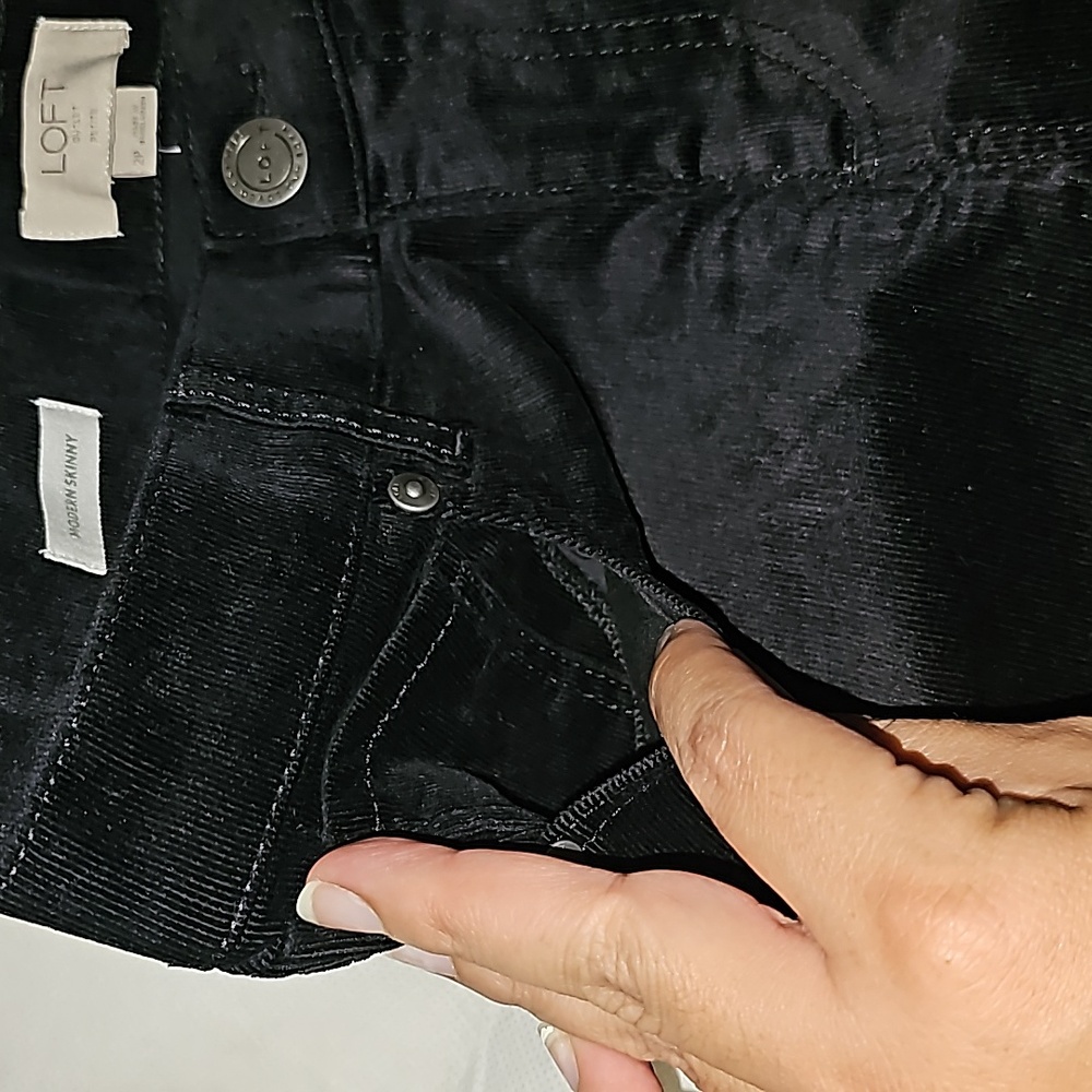 Ann Taylor Loft Petite Corduroy Skinny Pants Woman's Size 2P - Picture 10 of 16